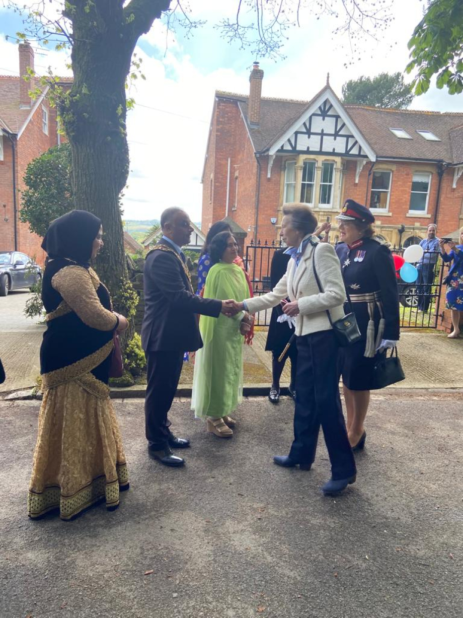 The Princess Royal attends a Big Lunch