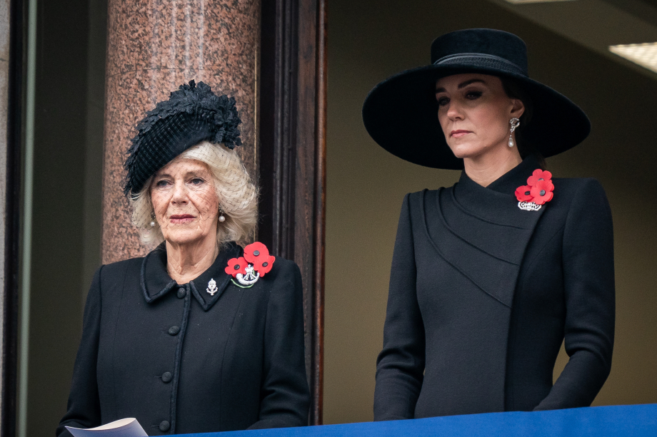 The Princess of Wales attends a Service of Remembrance at the Cenotaph