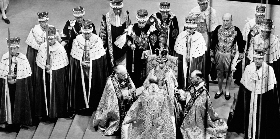 The Coronation of Queen Elizabeth II in Westminster Abbey