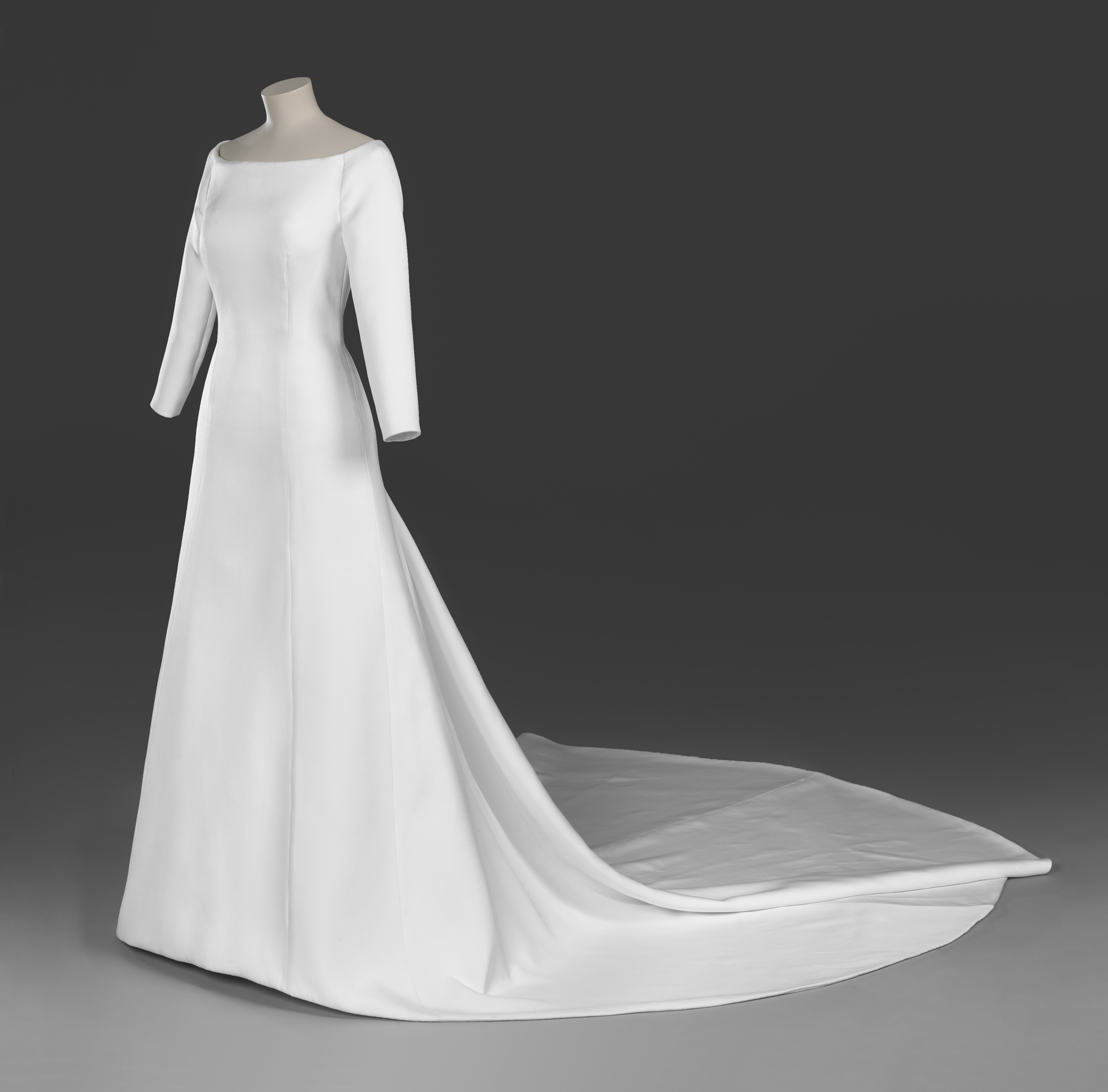 duchess silk wedding dress