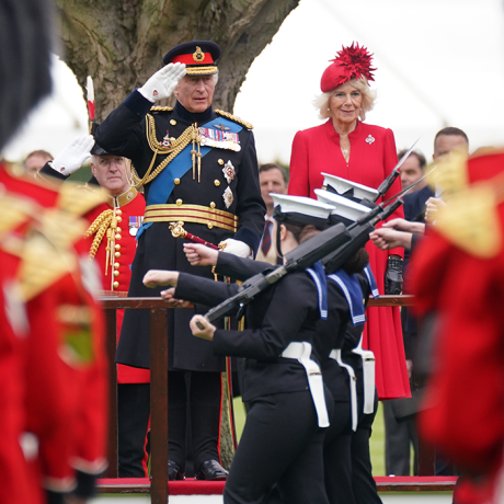 Blues and Royals tribute to Duke of Edinburgh, in pictures