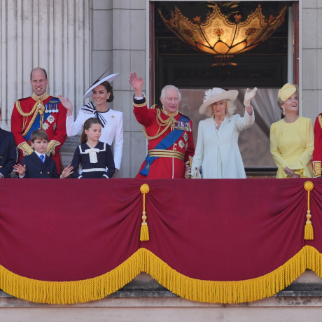 The balcony at Buckingham Palace