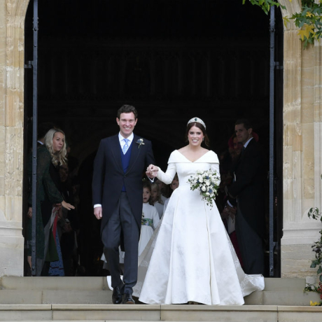 Princess Eugenie and Jack Brooksbank's wedding outfits to be displayed ...