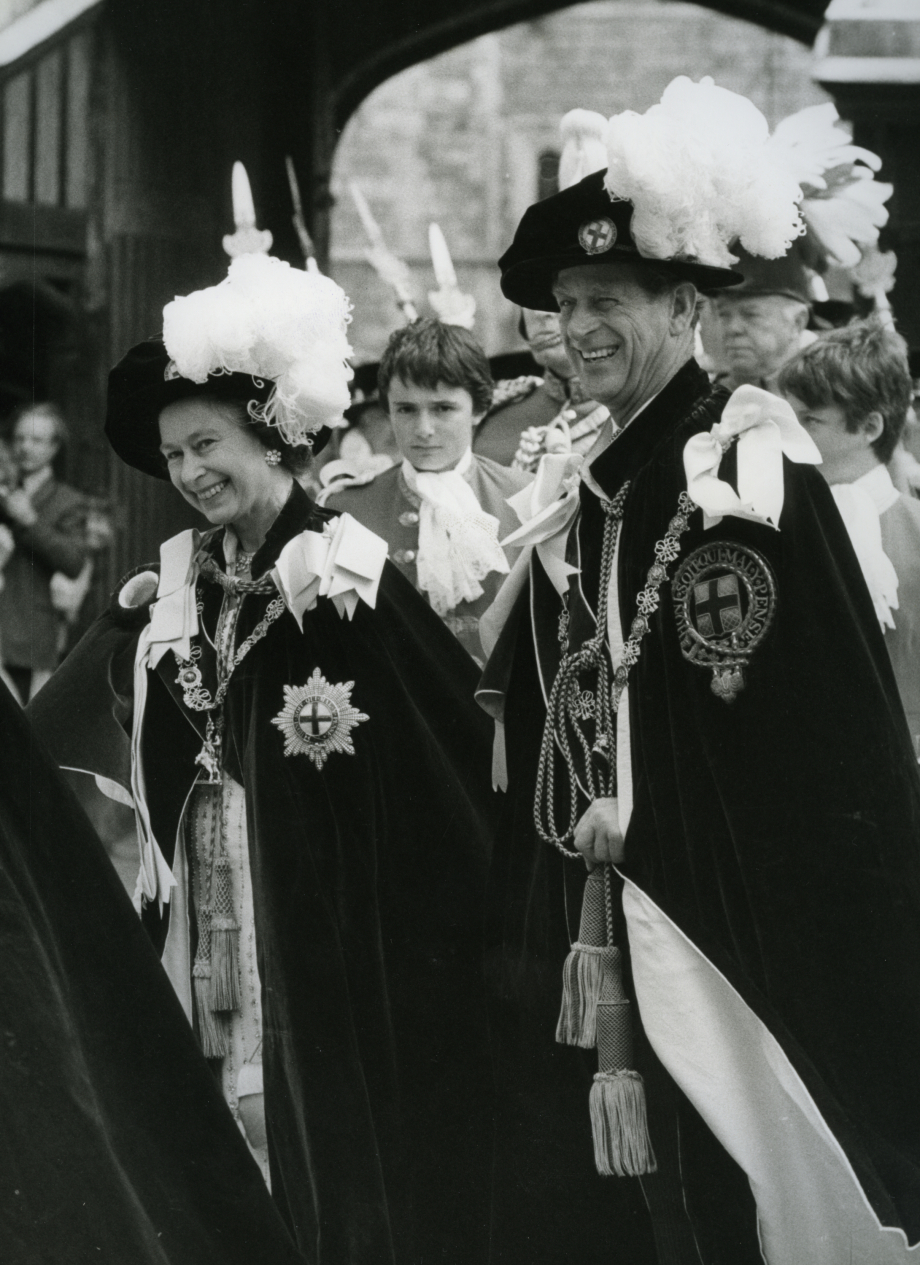 King leads his first Order of the Garter procession — in pictures