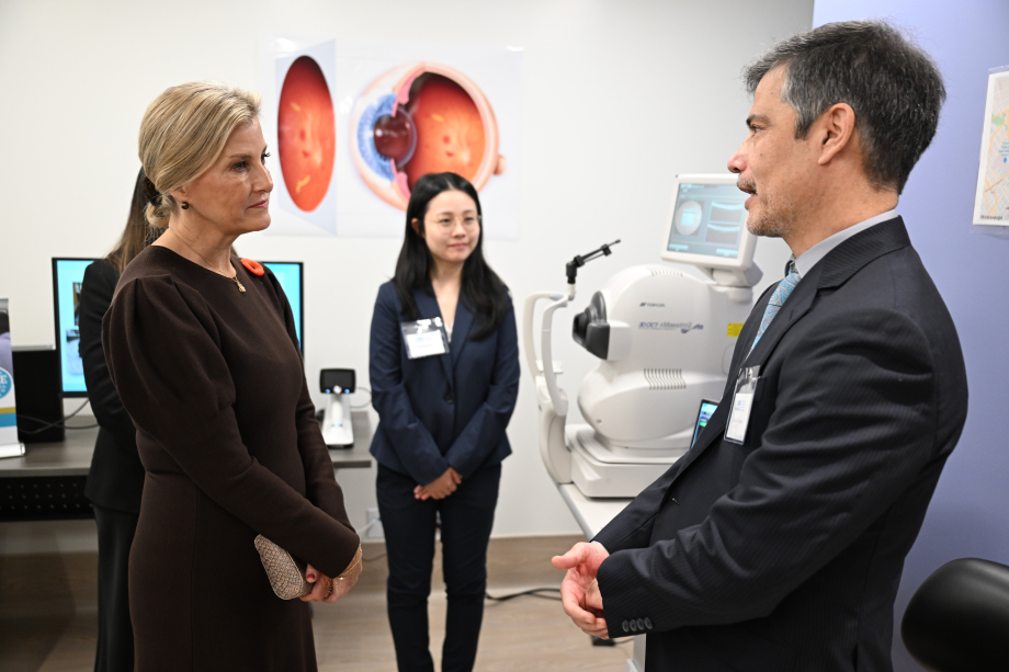 The Duchess of Edinburgh visits the Donald K Johnson Eye Institute Clinical Research Unit