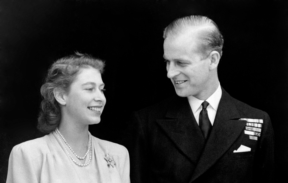The King and Queen take their place in history just as he hoped: together