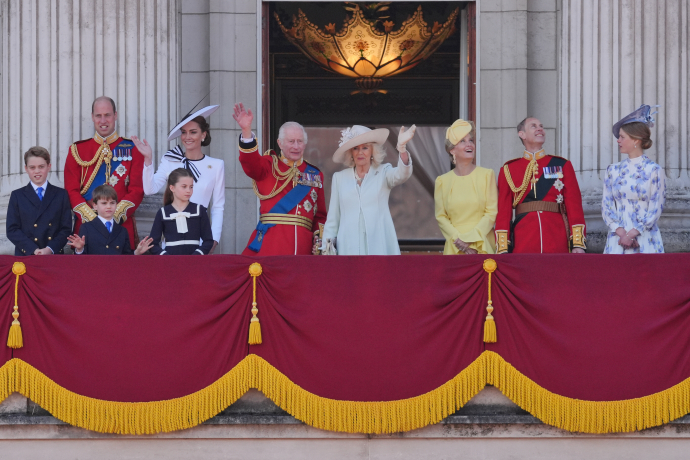 The balcony at Buckingham Palace